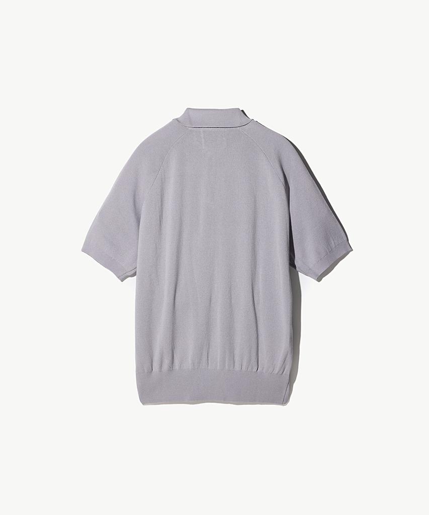 STCO Codigallery Strong Material Raglan Short Sleeve Knit Light Violet (Oversized Fit)_Cktvb02Nst