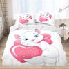 3D Cartoon Animal Themed Bedding Set with White Cute Cartoon Pattern Down Duvet and Pillowcase for Home Decoration In Children's Rooms