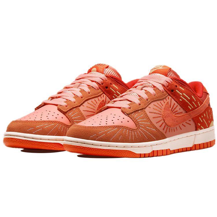 Nike Женские кроссовки Dunk Low Winter Solstice Orange Team-Orange Crimson-Bliss DO6723-800