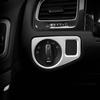 Для Volkswagen Golf 7 GTI Mk7 LHD 2013 2014 2015 2016 2017 Накладка на панель переключателя фар, наклейка, аксессуары для интерьера автомобиля