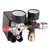 Air Compressor Pressure Switch 1 4in 4 Holes Controller Regulator Valve 90‑120PSI 220V
