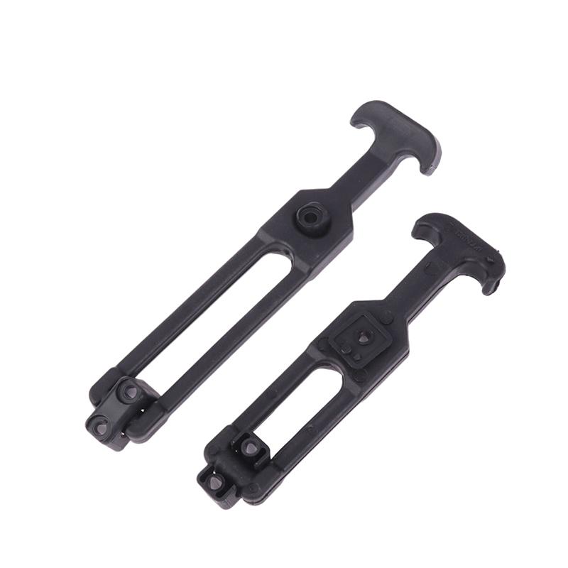 Rubber Hood Catch Flexible T-Handle Hasp Rubber Flexible Draw Latches With Brackets For Tool Box Vehicle Engine