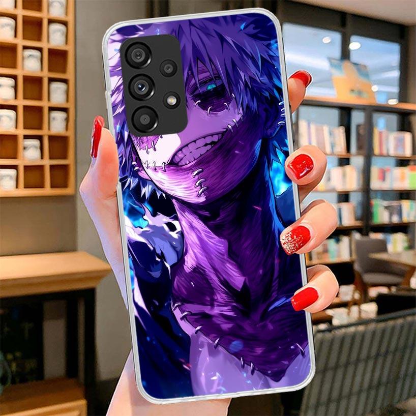Чехол для телефона Dabi MHA My Hero A-Academy Для Samsung Galaxy A12 A22 A32 A52 A72 A02S Чехол для телефона Note 20 Ultra 10 S10 Plus A51 A71 A