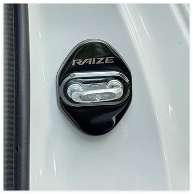 TADOKAPATU RAIZE-MSGB Накладка на стойку Toyota Rise, Накладка на замок двери, Хромирование, Аксессуары, Детали интерьера, Зеркало