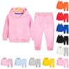 Children's Suit Boys And Girls Winter Long Sleeve Hoodie Pants Sports Suit