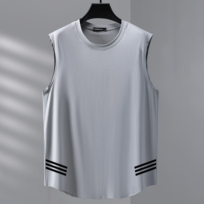 Большие размеры 4XL-10XL свободная футболка без рукавов для мужчин летние топы повседневная футболка летняя одежда