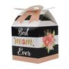 50Pieces Mother Day Candy Boxes Mother Day Cup Cake Paper Boxes Mother Goodie Gift Decorations Mother Day Party Supplies