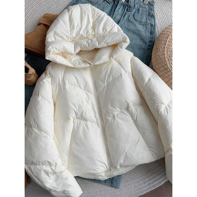 Новая осенне-зимняя простая короткая хлопковая одежда женская модная свободная утолщенная теплая куртка тренд