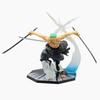 Фигурка Луффи из One Piece, Ророноа Зоро с трехклинковым мечом Sa-maximum, статуэтка из ПВХ, коллекционная модель.