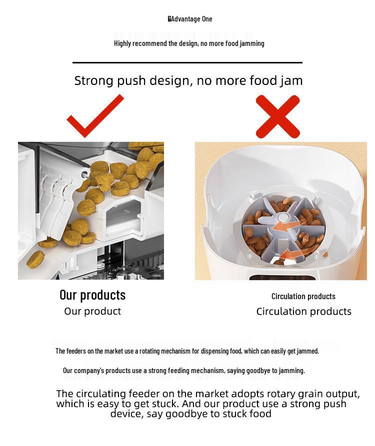 Smart Graffiti Timed Automatic Cat Feeder & Food Dispenser