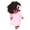 12in Black Baby Girl Doll Afro Hair Realistic African Girl Doll Christmas Gift for KidsQ12-082C