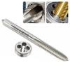 R1/4 Tap and Die Set 1/4"-20BSW Metric Screw Thread Tap Pratical Right Hand Thread  Plug Tap