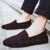 Модная мужская обувь Этнический стиль Черные плоские дышащие слипоны Дизайнерская роскошная ретро обувь для хайкинга Классическая оригинальная повседневная обувь для мужчин