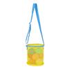Beach Mesh Bag Toys Clothes Storage Organizer with Shoulder Strap Zipper