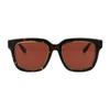 Gucci Trendy Comfort Square Plate Sunglasses Black Unisex