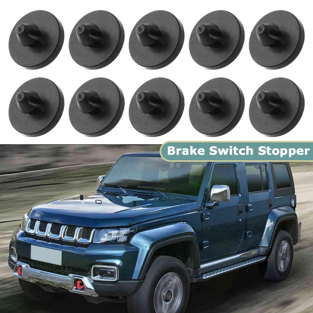 10Pcs Replacement Parts Lamp Brake Light Switch Stopper Cushion Brake Pedal Pad Clutch