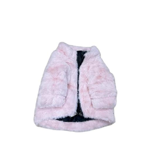 Environmentally Friendly Material Winter Warm Pet Plush Coat With Luxurious Style Dog Fur Jack