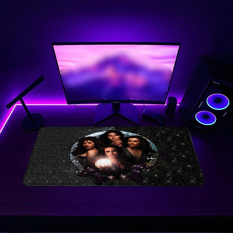Charmed Mouse pad with a non slip rubber base suitable for home offices and an ideal gift for gamers