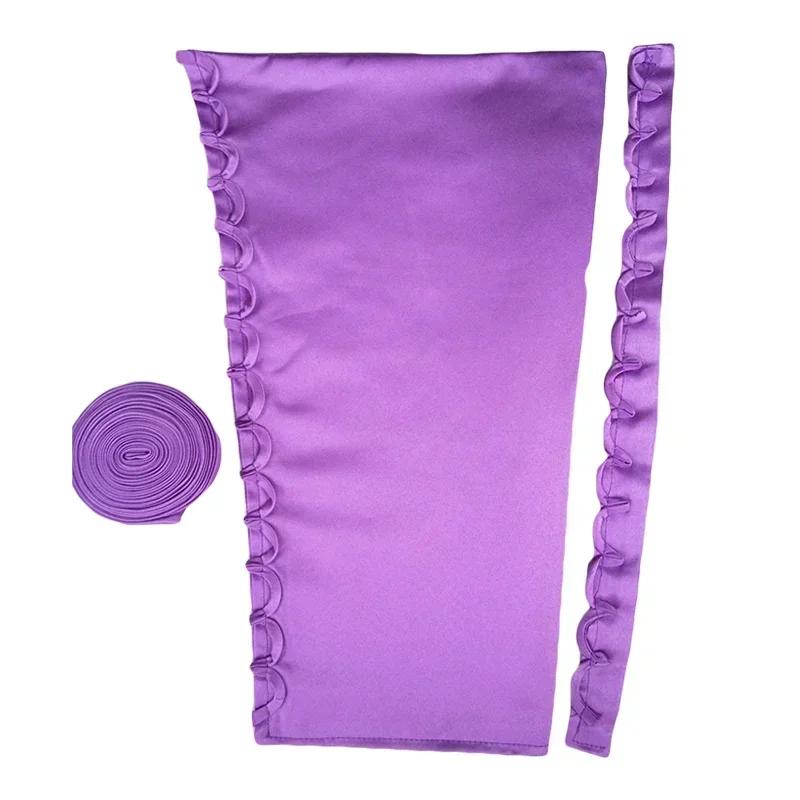 3Pcs Wedding Gown Back Repair Kit Satin Corset Lace Webbing with Zipper for DIY Dress Lace Up Sewing Accessories