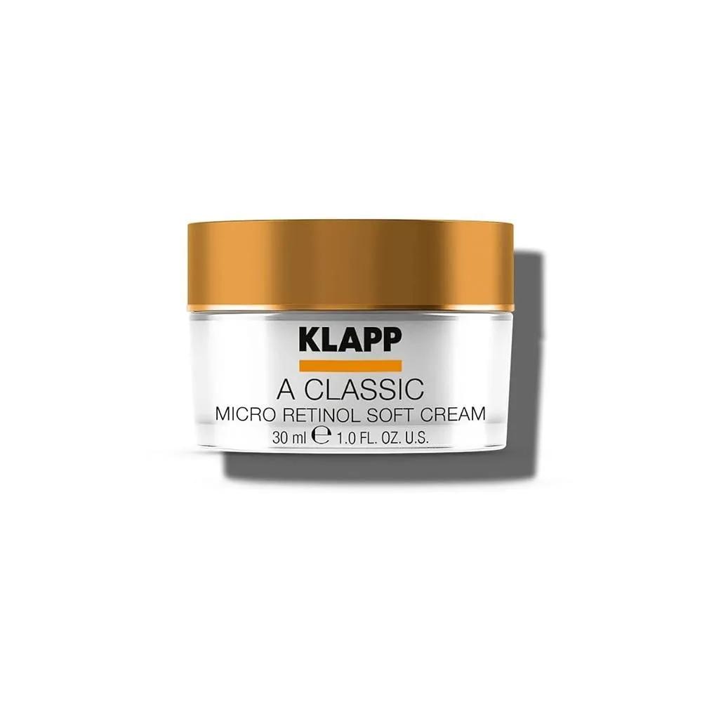 KLAPP A Classic Мягкий крем с микроретинолом 50 мл 1 упаковка Klapp A Classic Мягкий крем с микроретинолом 30 мл