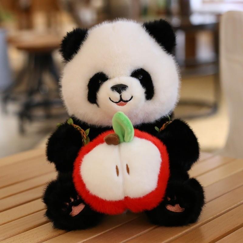 Giant Simulation Cute Panda Plush Toy Doll Silly Travel Souvenir Mascot Gift
