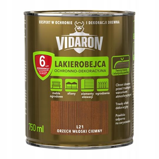 Vidaron Varnish Stain 0.75 Brown Gloss 1 Pc