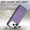 For iPhone 17 Pro Case Shockproof Slim Retro Leather Phone Back Cover
