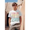 With A Body Like This, Who Needs Hair? - Funny T-Shirt, 180G