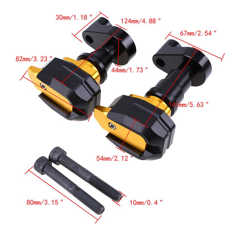 Алюминиевый сплав мотоцикла противоударный слайдер рама ATV 4 цвета подходит для Yamaha R6 2006-2007 мотоцикл защита от падения