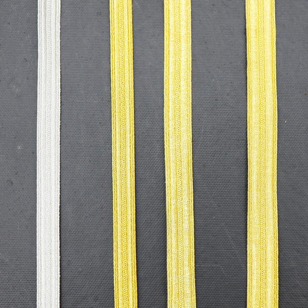 Gold And Silver Thread Apparel Trim Ribbon Binding Solid Color Sewing Tape Baby Clothing Accessory