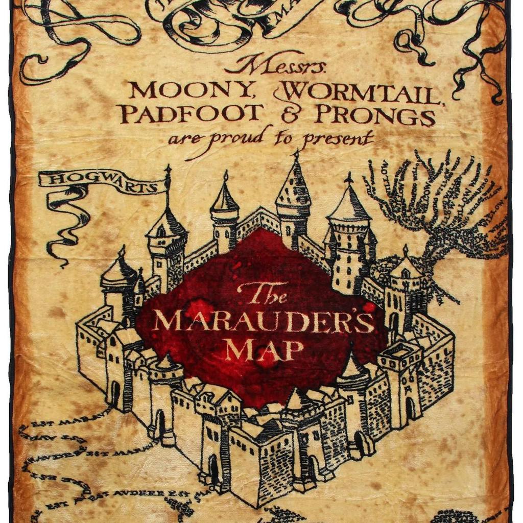 Super Soft Velvet Middle Earth Map Blanket - Lightweight, Durable, and Cozy Home Decor Quilt