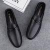 Мода 2024 Новое поступление Мужская повседневная обувь Универсальная классическая мужская обувь для свадьбы Мужские удобные мокасины Мужская деловая обувь без застежек