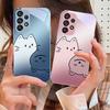 Улучшенный цвет кота для Samsung Galaxy S10 4G S20 11E 30 S21 21 22 S24 Fe Pro S23 S25 Ultra 5G S9 Чехол для телефона из закаленного стекла