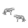 Tiger Stud Earrings - Sterling Silver