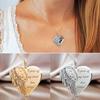 Alloy Angel Wing Heart Pendant Necklace Jewelry Gifts Minimalist Necklace Fashion Clavicle Chain