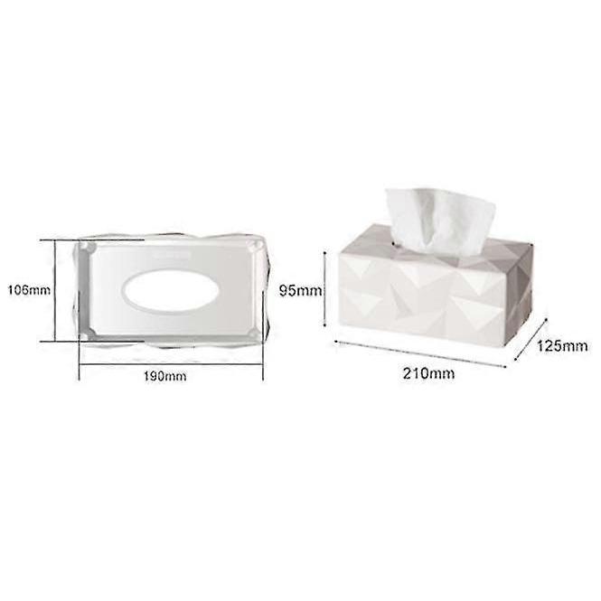 Cosmetic Tissue Box Wipy Cube Ii, Rectangular Tissue Dispenser, Design Tissue Box