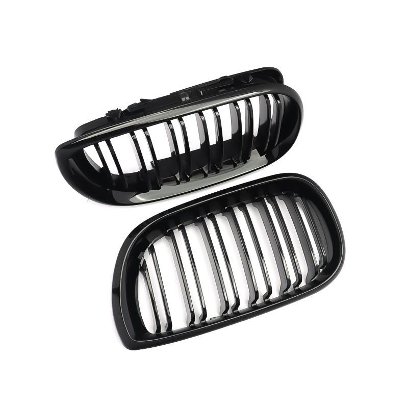 Car ABS Front Bumper Radiator Kidney Grilles Gril For BMW E46 3 Series 2002-2005 Car Accessories Styling Gloss Black