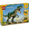 LEGO Creator T-Rex Toy, Birthday Gift, Building Blocks, for Boys and Girls, Ages 9, 10, and 11, Elementary School Dinosaur, 31151