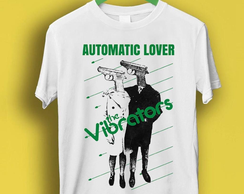 Automatic Lover The Vibrators Punk Rock Meme Gift Funny Tee Style Unisex Gamer Cult Music T Shirt P2483
