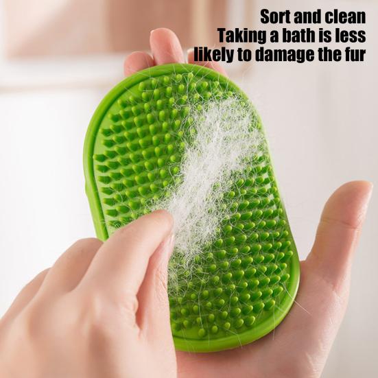 2Pcs Silicone Cat Grooming Strap Pad Self Groomer Brush Cats Adjustable Pet Grooming Tool Pet Grooming Accessory