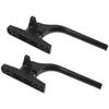 2pcs Casement Window Handle Right-Handed Offset Sliding Lock Heavy Duty Exterior Window Latch For Sliding Doors Replacement