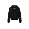 Off-White Gesture Print Hooded Long Sleeve Sweatshirt Men Tops Black OMBB037E20FLE0011001