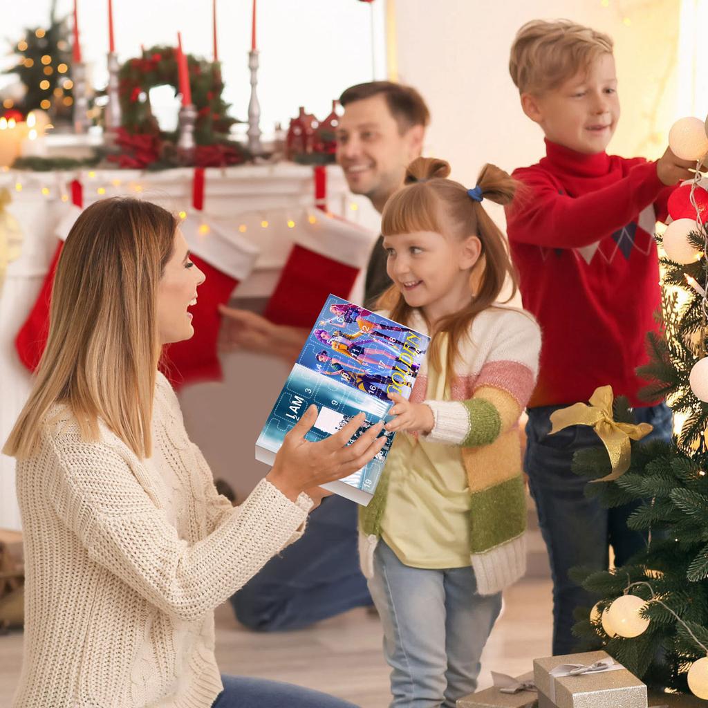 Календарь прибытия включает в себя 24 календаря прибытия, календарь обратного отсчета и сюрпризы для коллекционирования.