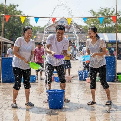 Креативный ковш для воды Большой однотонный черпак для воды Короткая ручка Плавающий кухонный ковш для воды Фестиваль поливания водой