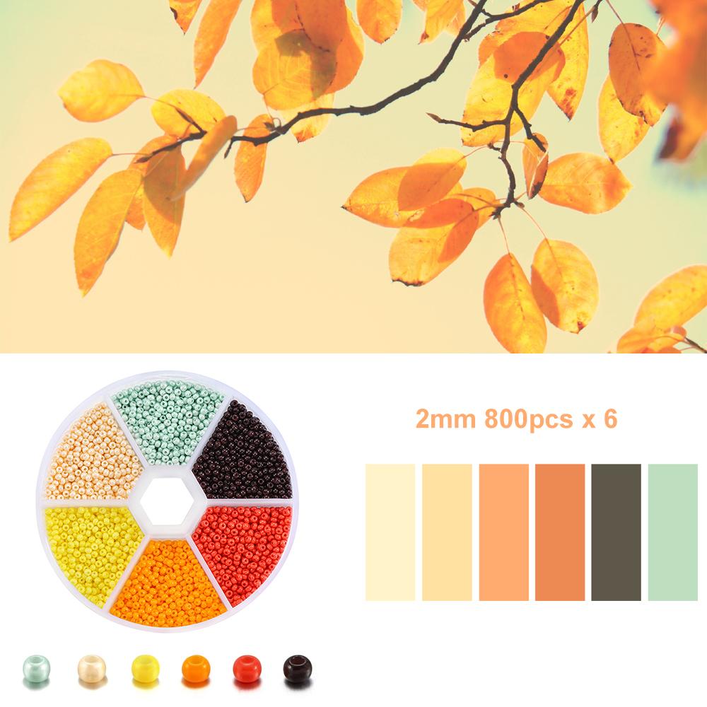 1Set with Box Glass Seed Beads Czech Charm Crystal Spacer Glass Bead For Jewelry Making Kits DIY Handmade Supplies Accessories Set