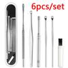 Инструменты для сбора ушной серы из нержавеющей стали, средство для удаления воска, кюретка, очиститель для ушей, средство для чистки ушей, ложка для ухода за ушами, инструмент для чистки ушей