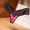 Seamless Lace Rhinestone Low-Waist Transparent Sexy Ultrathin Triangle Women's Panties