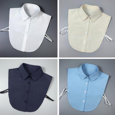 One  Blend False Collar Made of Oxford Fabric, Comfortable and Breathable, Practical, Versatile for Ladies, Available In M