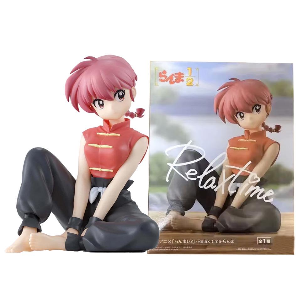 Оригинальный BANDAINAMCO BANPRESTO Ranma 1/2 Relax Time Shampoo Tendou Akane Ranma ПВХ Фигурка Модель Коллекционная Фигурка Игрушка