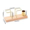 Metal Tissue Box Gold Tissue Dispenser Multi-use Napkin Holder  Restaurant